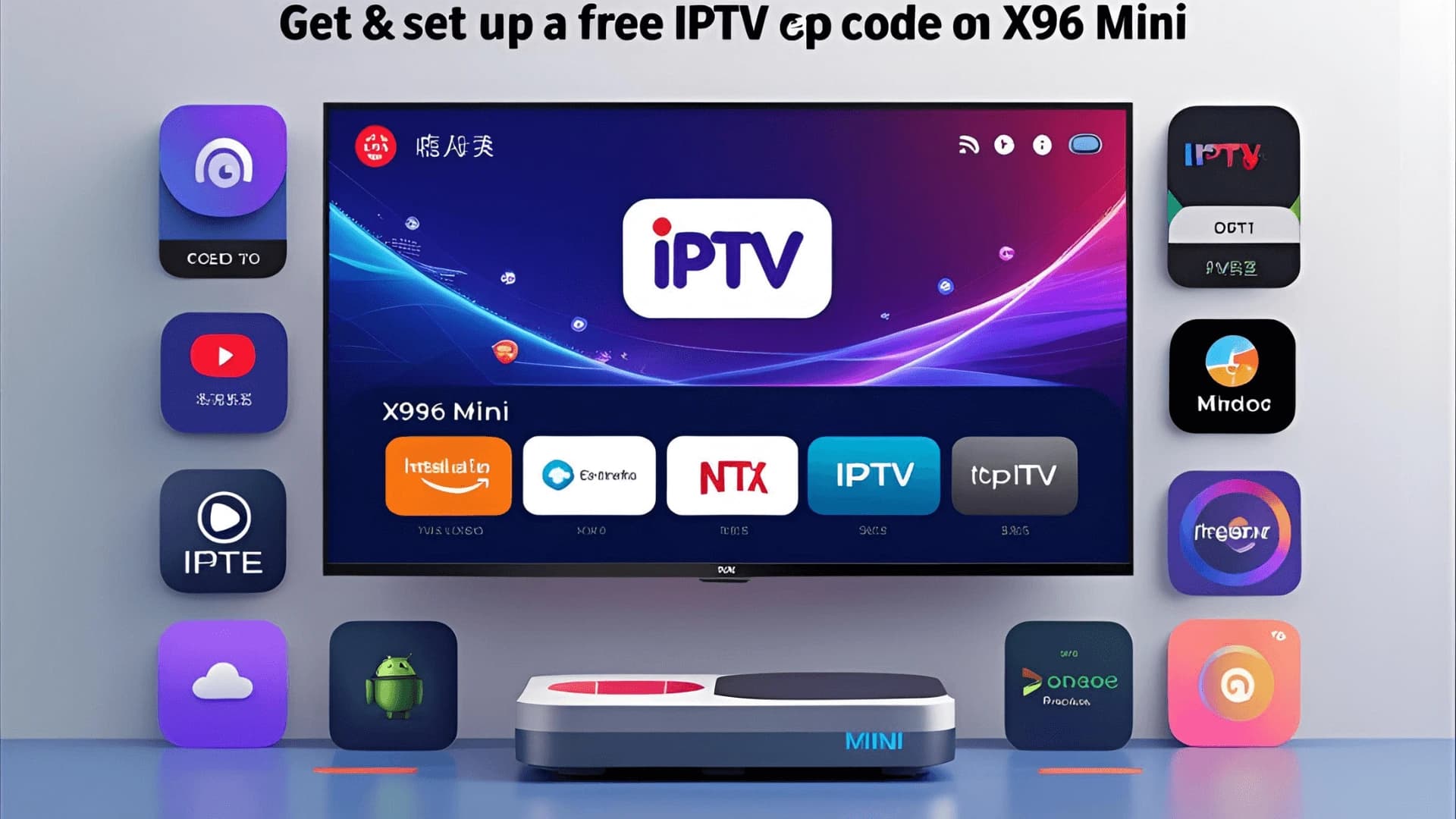 Code IPTV X96 Mini Gratuit 2025 | Installation